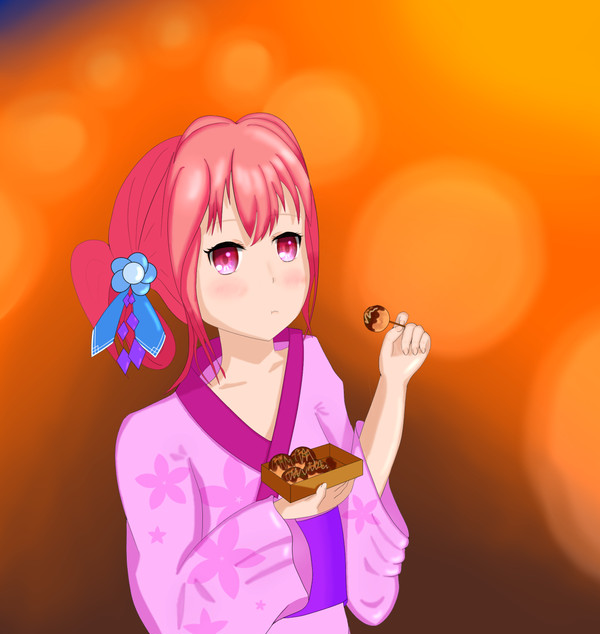 縁日、浴衣、アカプルコ