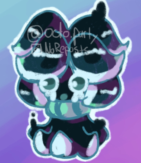 squid ink cookie