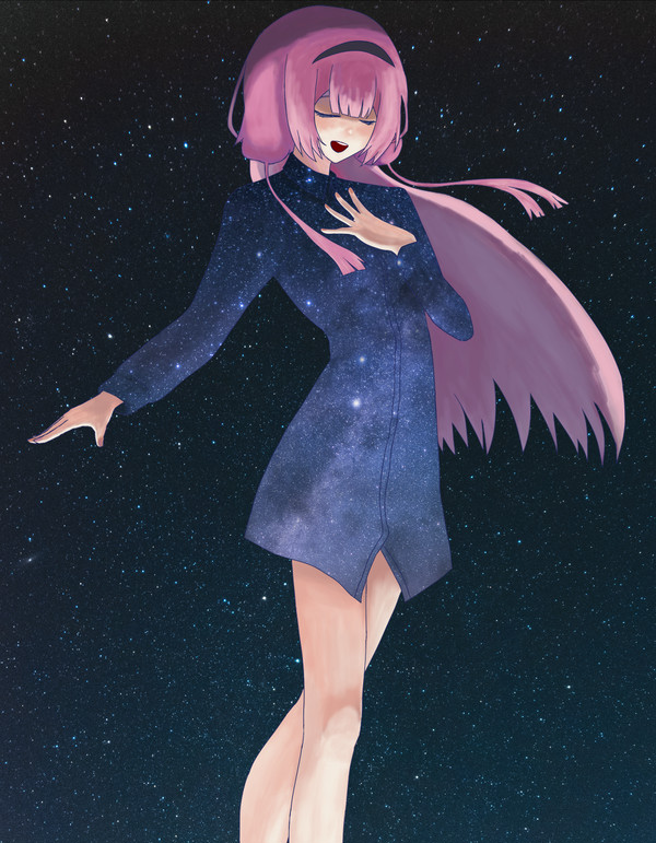 あの子は宇宙の服を着ている