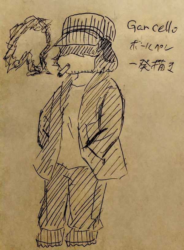 ボールペン一発描き集