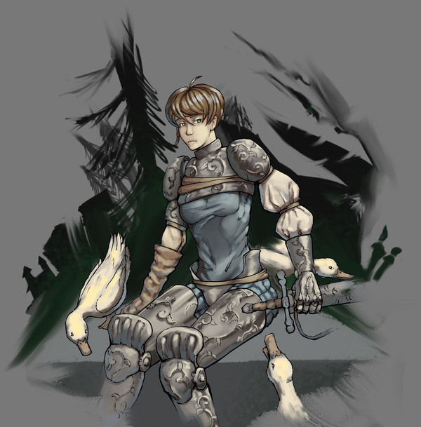 Warrior and Ducks.