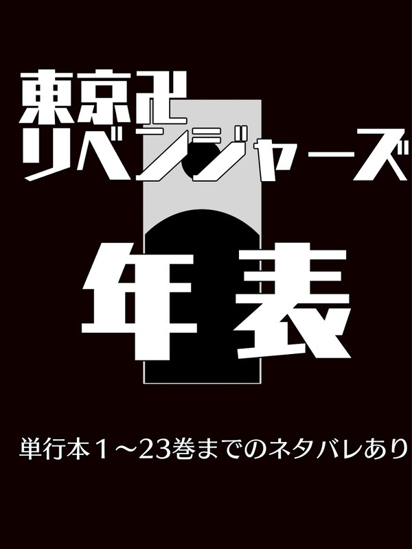 【年表】東京卍リベンジャーズ