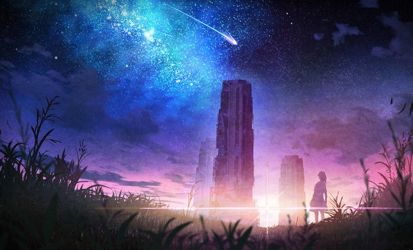 夕刻の彗星