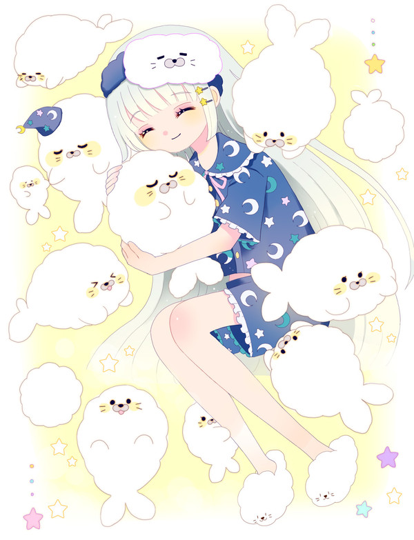 白のもふもふに囲まれたい