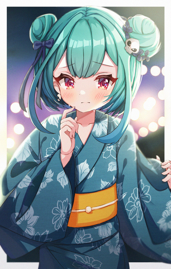 「…浴衣、似合ってるかな?」