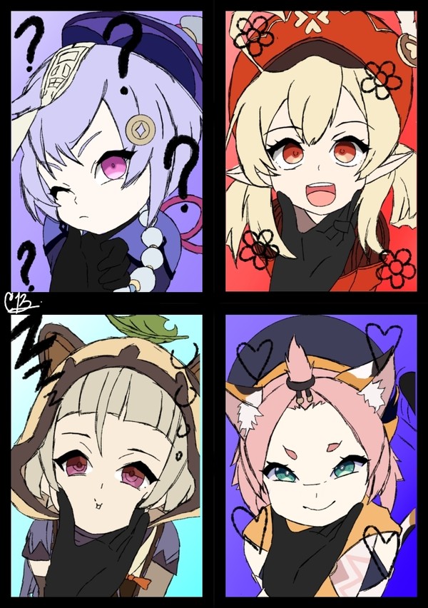 The smol mascots of Genshin