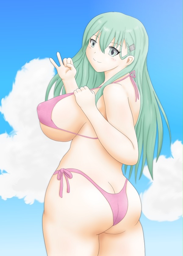 水着鈴谷だよっ♡