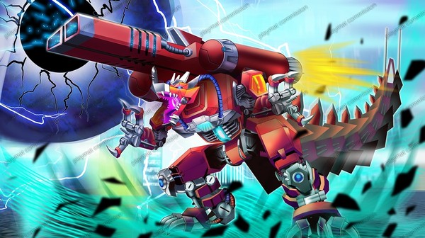 Playmat COMMISSION :RUSTYRANOMON