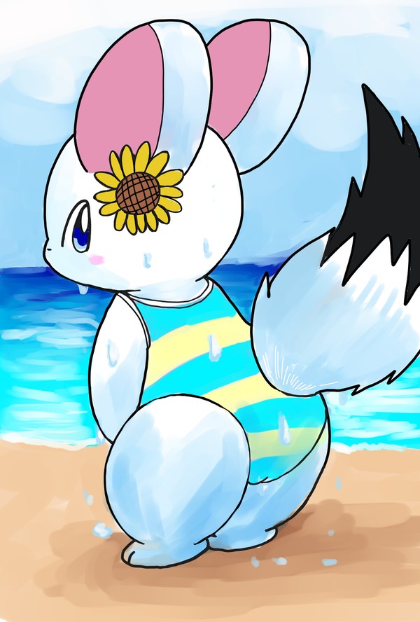 ティナの水着姿