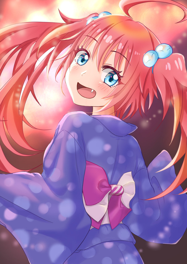 お友達のリムルにもらったのだ