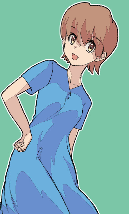 自分を描いてみました