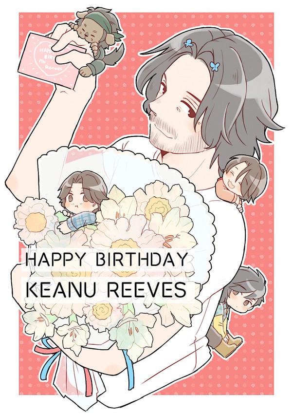 キアヌお誕生日