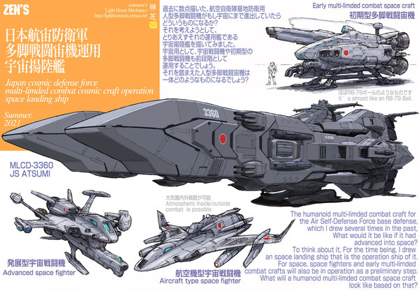 日本航宙防衛軍　宇宙揚陸艦