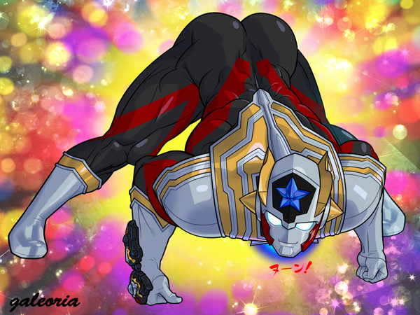 話題のポーズをウルトラマンタイタスがしてみたようです(*´з`)