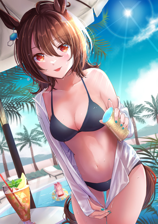 日焼け止め塗り直しタイム