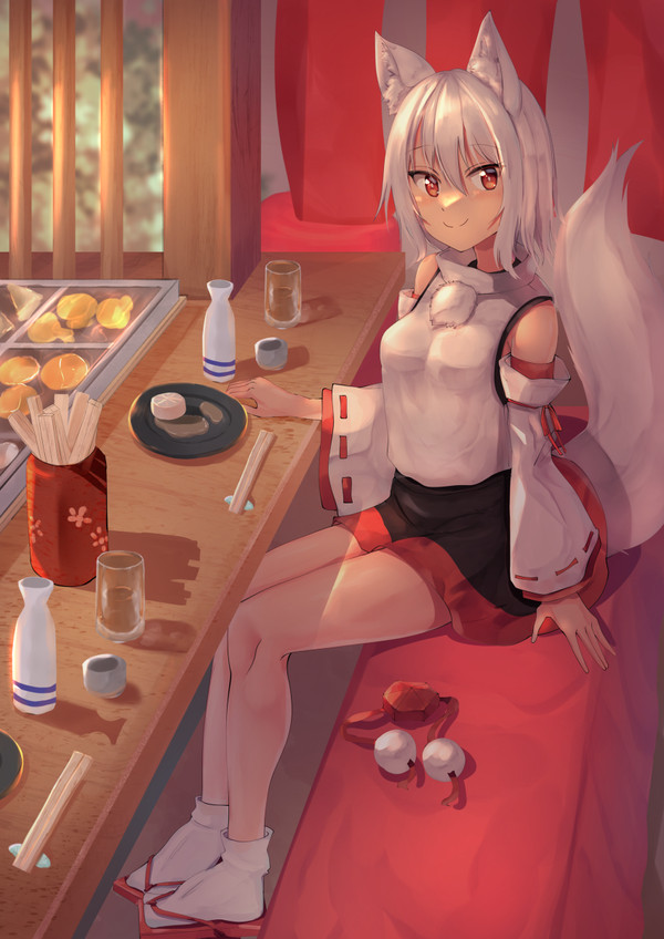 椛ちゃんと屋台飲み会