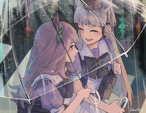 雨の帰り道
