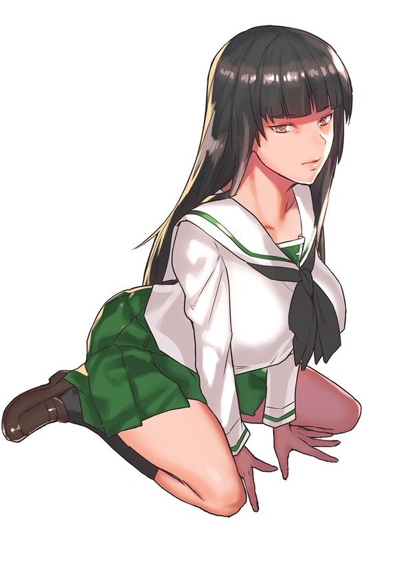 次女の制服を着る家元