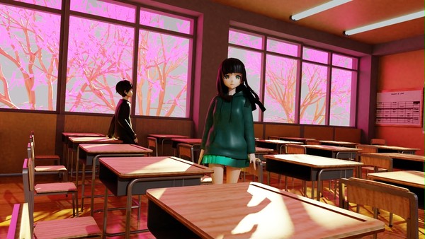 Girl in a Classroom