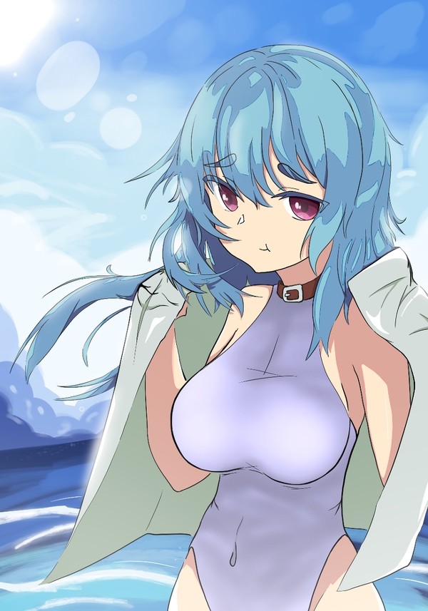 水着の女の子