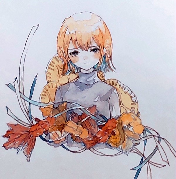 過去絵：ずっと真夜中でいいのに。