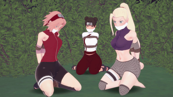Sakura, Tenten and Ino Captured