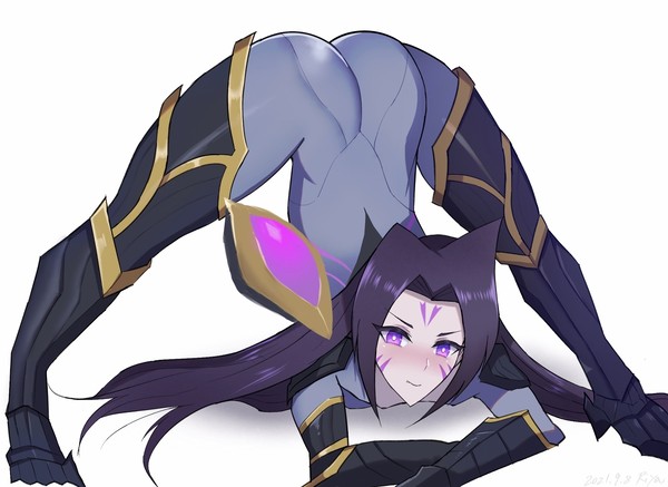 例のポーズ