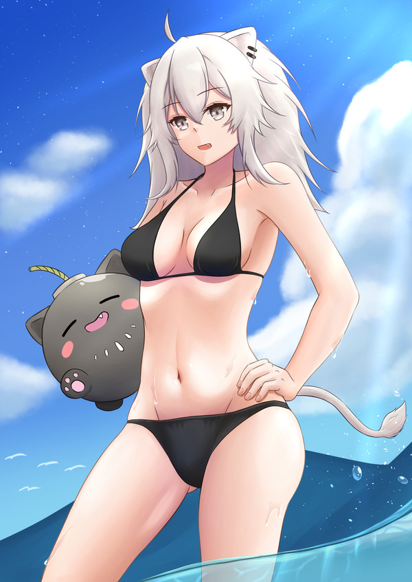 水着 獅白ぼたん
