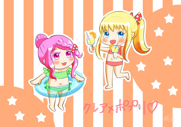 クレア×ポプリ 水着デート