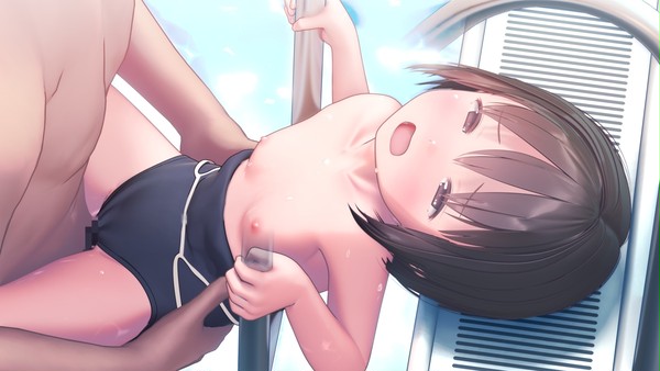 プールで3