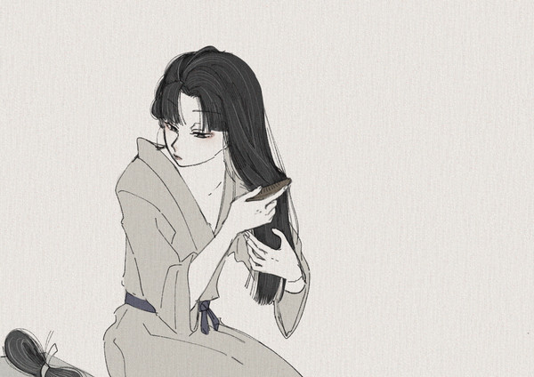落ち髪