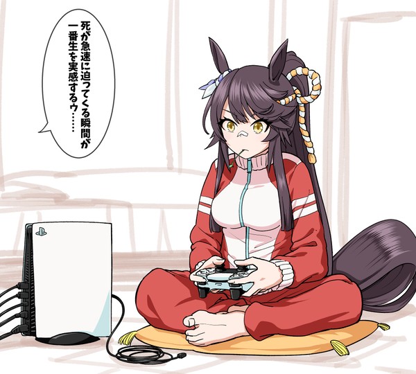 夜な夜なゲームに興じるナリタブライアン