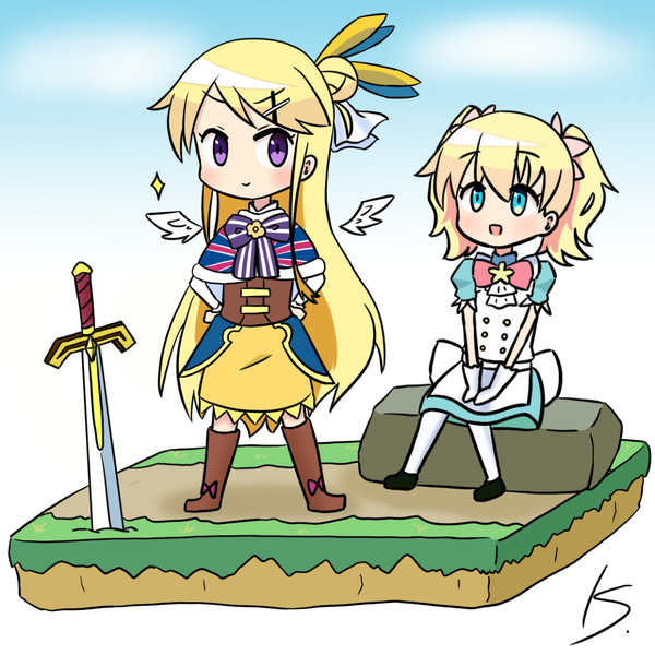 デフォルメ的なふたり