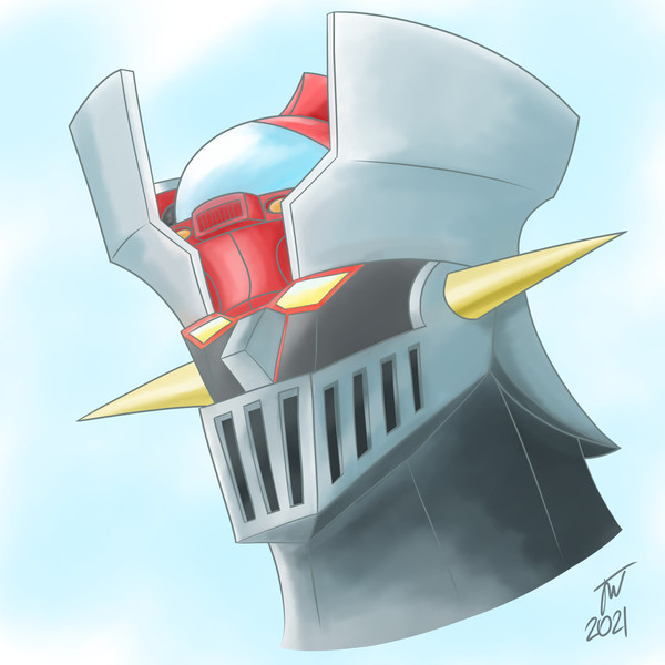 Mazinger Z Head Study