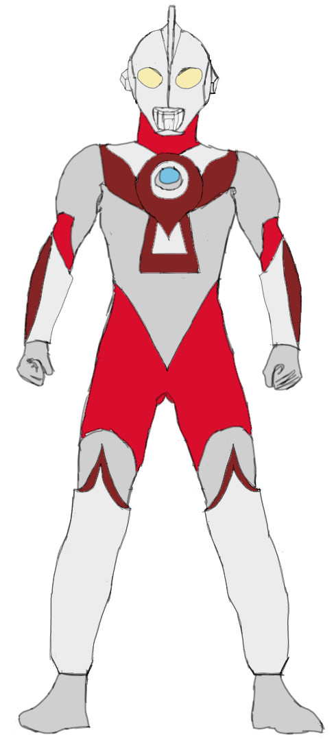 ウルトラマンロック ロッキング（イメージ）···の目元修正版です
