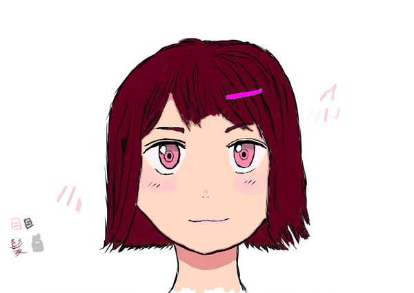 ワインレッドちゃん(仮)