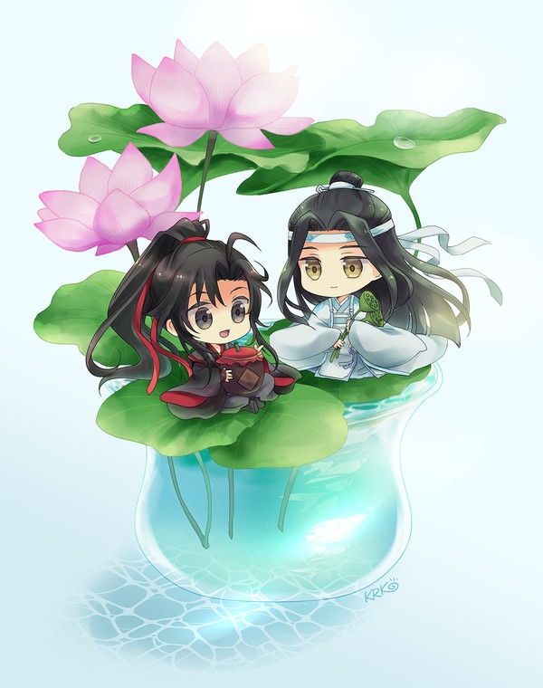忘羨 (summer style bottle)