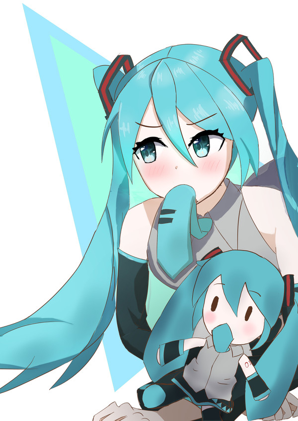 ネクタイ咥えミクさん