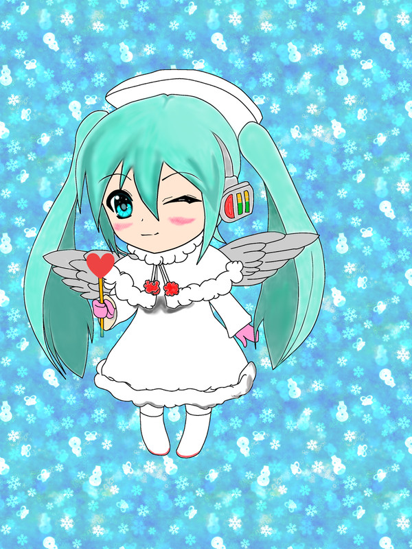 過去絵をイラストアプリでリメイクしてみた✨