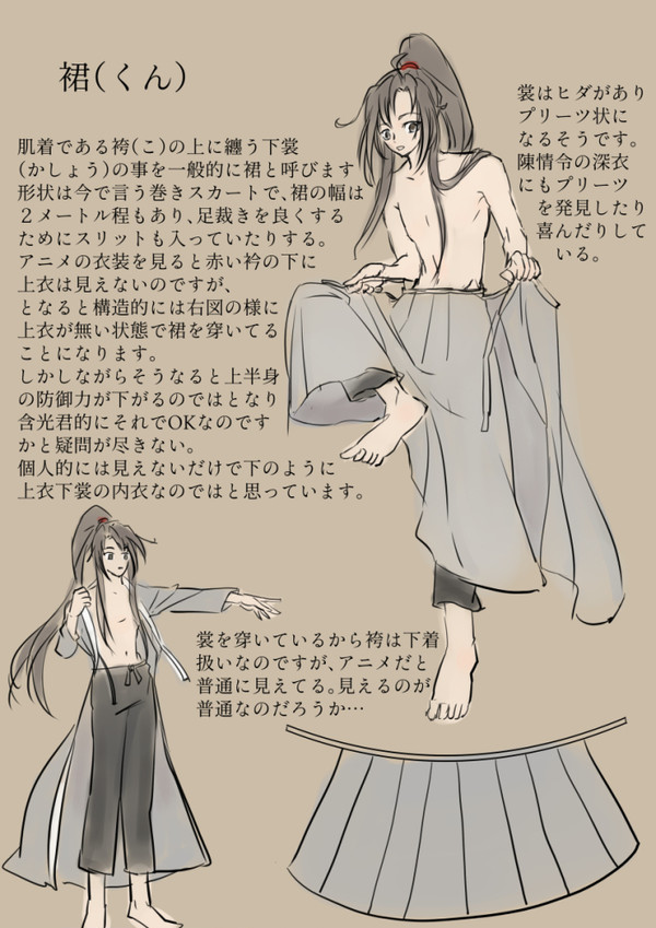 魏無羨の衣装解析