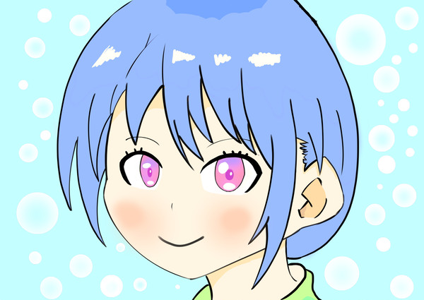 初めて液タブで描いた絵