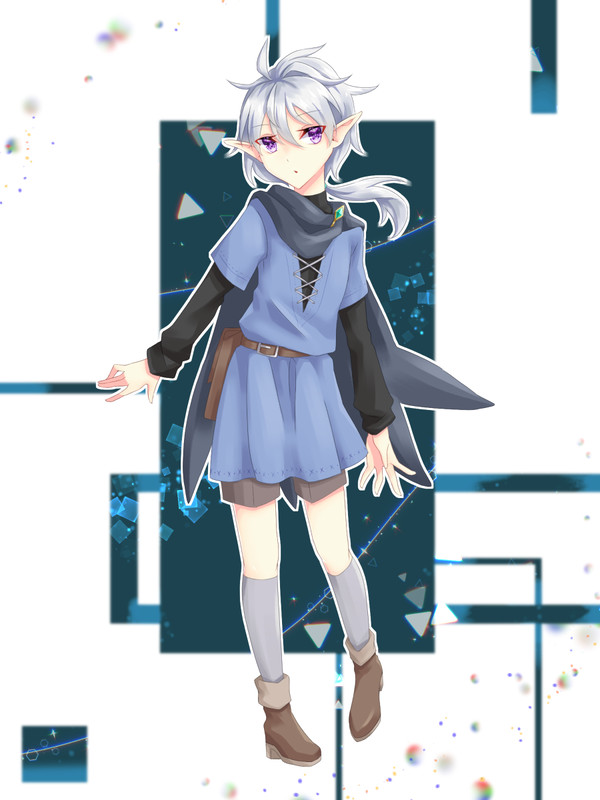 銀髪少年冒険者