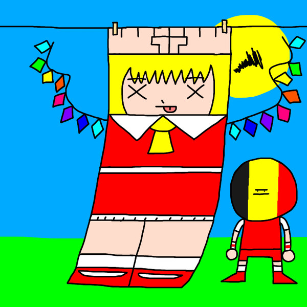 Flandre Scarlet Flattened