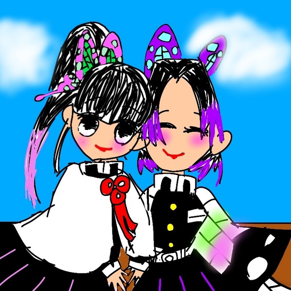 カナヲちゃんとしのぶさん