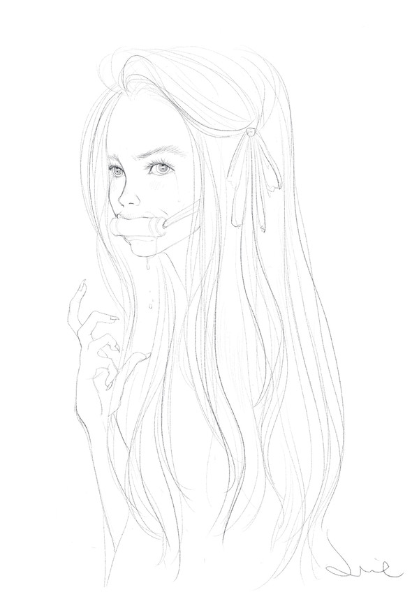 ワタシの絵柄で禰󠄀豆子。