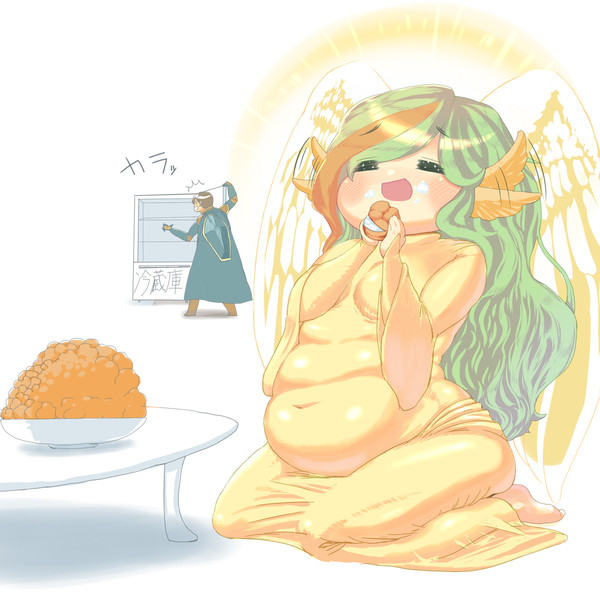 お菓子を食べすぎて幸せなジュア様【Elona】