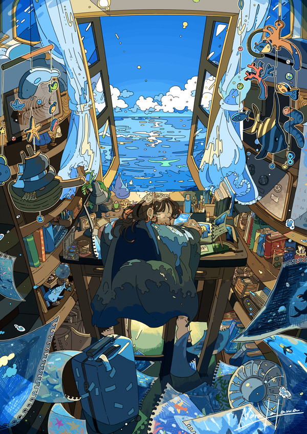 海を夢見続ける子 - 1/1