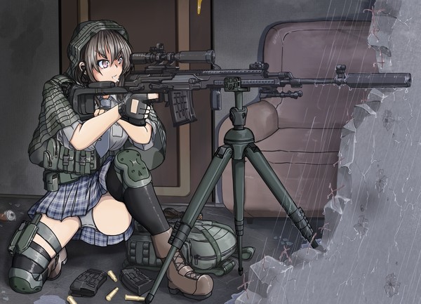 狙撃手武装JK 「葉月 美鈴(はづき みすず)」