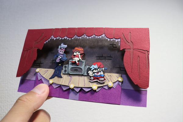 FNF VS Daddy Dearest Paper craft