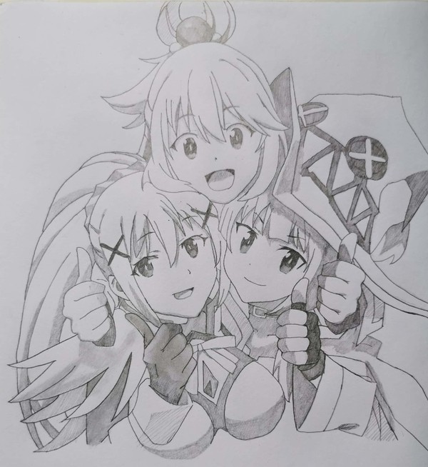 素晴三人組～～